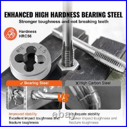 HOT Tap and Die Set, 116-Piece Include Metric and SAE Size, for Cutting Externa