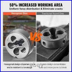 HOT Tap and Die Set, 116-Piece Include Metric and SAE Size, for Cutting Externa