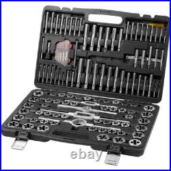 HOT Tap and Die Set, 116-Piece Include Metric and SAE Size, for Cutting Externa