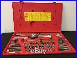 Hanson 53 part Tap and Die Set Model 26394 with Extra 5mm Tap