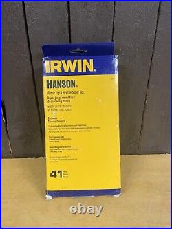 Hanson Tap & Hexagon Die Set 41 Pcs Metric 4 MM-12MM Irwin 26317 Made in USA