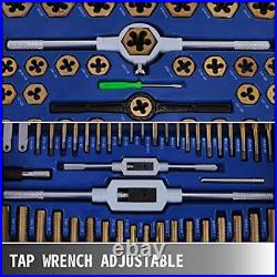 Happybuy 86PC Tap and Die Set Combination Metric Tap and Die Sae Tap and Die Set