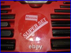 Henry L Hanson 24606 42 pcs Tap & Hex Die Super Set #4 thru 1/2 Worcester MA