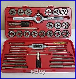 High Speed Steel HEX 41pc. Tap and Die Set SAE HSS40SAE