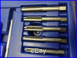 IRWIN HANSON 26376 Tap and Die Set High Carbon Steel GOOD but MISSING A FEW LOOK