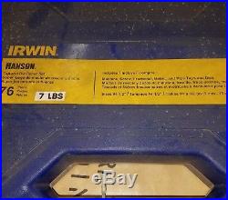IRWIN HANSON 26376 Tap and Die Set High Carbon Steel, Used good condition