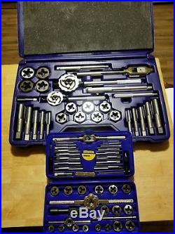 IRWIN HANSON 66 pc. Tap and Die Set, High Carbon, SAME AS SNAP ON TOOLS TAPS
