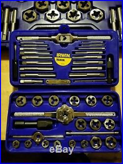 IRWIN HANSON 66 pc. Tap and Die Set, High Carbon, SAME AS SNAP ON TOOLS TAPS