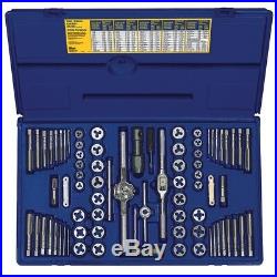 IRWIN TOOLS Fractional and Metric Tap and Die Set 76-Piece With Carrying Case