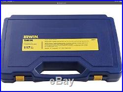 IRWIN Tap/Die Set, 117 pc, High Carbon Steel, 26377 (without Screw Extractor Pack)