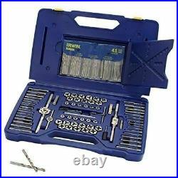 IRWIN Tap/Die Set with Drill Bits, Machine ScrewithSAE/Metric117-Piece (263777)