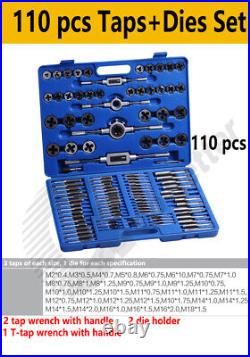 Imperial/Metric Multifunction Tap & Die Sets, Tap Wrench Tool Sets M6 M24