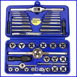 Irwin 24606 41-Piece Machine ScrewithFractional Tap Hex Die Super Set USA NOS