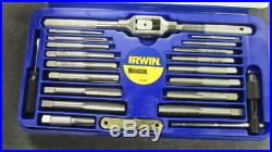 Irwin 41 Pc Tap And Die Set Metric Hanson Threading Repair Tool Auto Mechanic