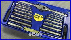 Irwin 41 Pc Tap And Die Set Metric Hanson Threading Repair Tool Auto Mechanic