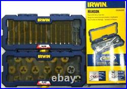 Irwin 4935062 41 Piece PTS Fractional Plug Tap and Die Set USA & China