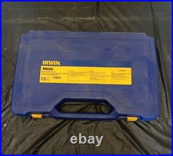 Irwin Hanson 1813816 Tap and Die Set, 75 Pieces Barley Used