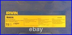 Irwin Hanson 1813816 Tap and Die Set, 75 Pieces Barley Used