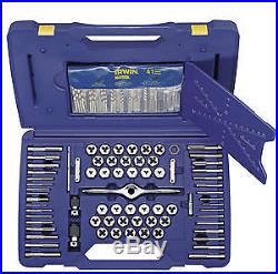 Irwin Hanson 1813817 SAE & Metric 116 Piece Tap And Die Set with Drill Bits