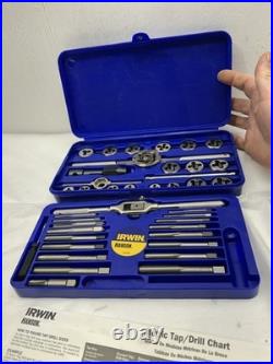 Irwin Hanson 26317 41 Pc. Metric Hex Tap & Die Set. (missing The Hand Tap)