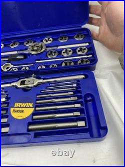 Irwin Hanson 26317 41 Pc. Metric Hex Tap & Die Set. (missing The Hand Tap)