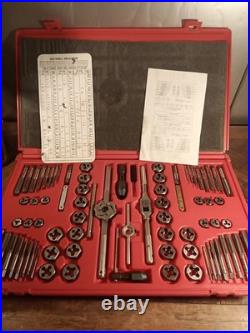 Irwin Hanson 26376 76 Pc. Machine Screw And Sae/Metric Tap And Hex Die Set