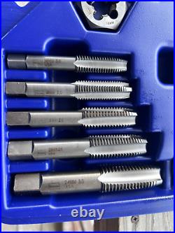 Irwin Hanson 66pc Metric Tap and Die Set 97312 3MM 24mm Complete Set Unused