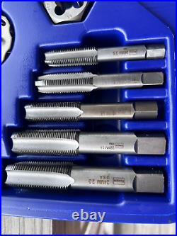 Irwin Hanson 66pc Metric Tap and Die Set 97312 3MM 24mm Complete Set Unused