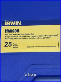 Irwin Hanson 97094ZR Tap and Hexagon Die 25 Piece Master Set 9/16-1