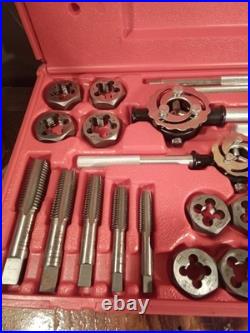 Irwin Hanson 97094 25 Piece Tap and Die Set 9/16 to 1 Sizes