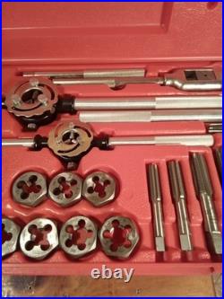 Irwin Hanson 97094 25 Piece Tap and Die Set 9/16 to 1 Sizes