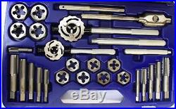 Irwin Hanson 97312 Metric Tap and Die Set (Main Case with 28 Pieces) New