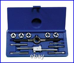 Irwin Hanson High Carbon Steel SAE Tap and Die Set 1 in. 12 pc