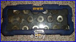 Irwin SAE and Metric tap and die set with drive tools
