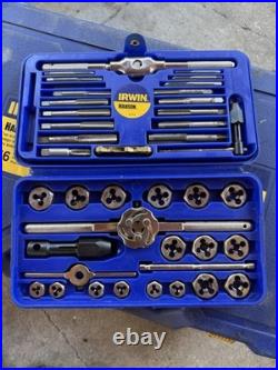 Irwin Tap And Die Set 97312 Item Is In Good Used Condition, Lightly Used