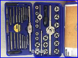 Irwin Tap And Die Set, Standard And Metric 24606 26317 New 41 Piece Sets