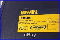 Irwin Tools Hanson 75 Pc. Tap and Die Super Set 1813816