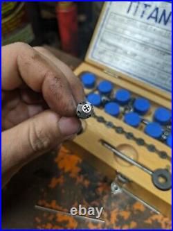 Jeweler/watchmaker Tap & Die Set Gunther & co. Titan Set Extra Pieces Box Set