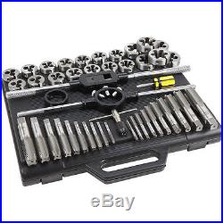 KLUTCH TAP AND DIE TOOL SET METRIC 45 PIECE TUNGSTEN STEEL ROCKWELL HARNESS