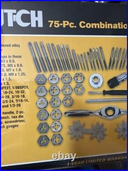 Klutch 75 Piece Combination Tap And Die Set Item No 63859