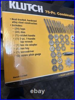 Klutch 75 Piece Combination Tap And Die Set Item No 63859