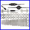 Klutch Combination Tap & Die Set, 60-Pc, SAE/Metric