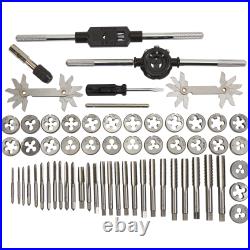 Klutch Combination Tap & Die Set, 60-Pc, SAE/Metric