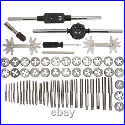 Klutch Combination Tap & Die Set, 60-Pc, SAE/Metric