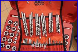 LIKE NEW Mac TD117COMBOS 117 PC Pieces Tap and & Die Tool Set with Hard Red Case