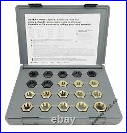 Lang Master Spindle Rethreading Thread Restore Die Set 20pc SAE MM Made in USA