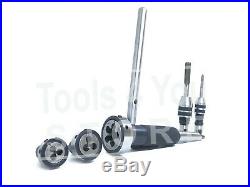 Lathe Tailstock Tap And Die Holder Set MT2 Shank Threading Tapping Kit 8 Pc Set