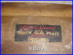 Little Giant Large Tap and Die Set Greenfield Large lot NO RESERVE