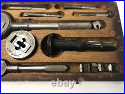 Little Giant No. 305 Tap and Die Set Complete in Wooden Box Nice