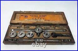 Little Giant No. 305 Tap and Die Set Complete in Wooden Box Nice